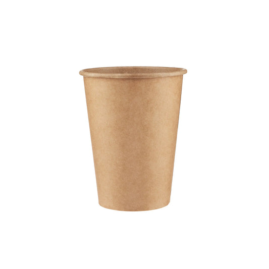 1000 Pieces 8 Oz Kraft Single Wall Heavy Duty Paper Cup