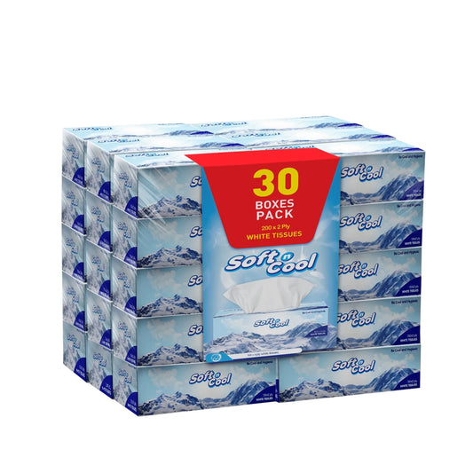 200 Sheets X 2 Ply Soft N Cool Facial Tissue